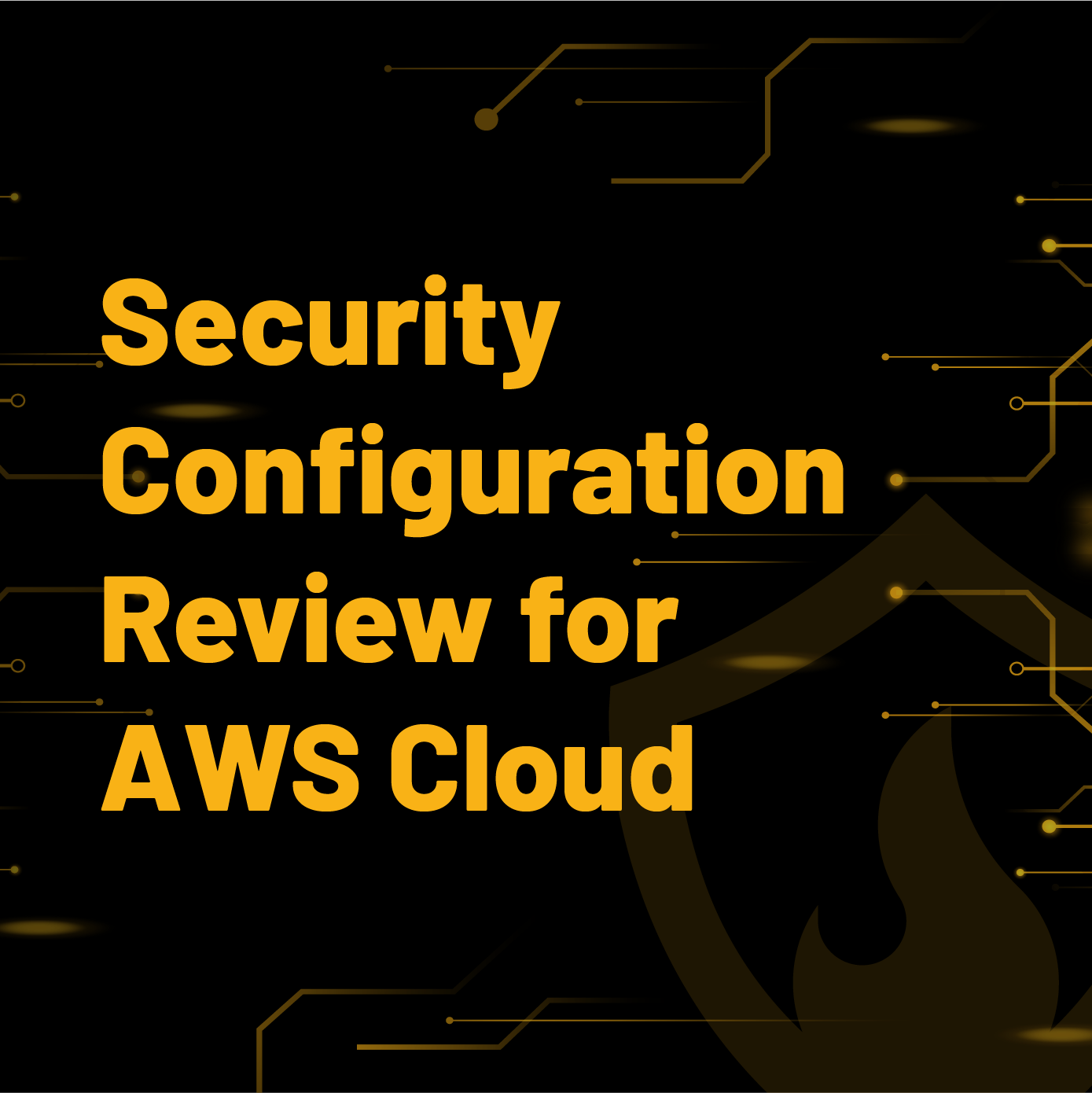 Security configuration review for AWS cloud | Small